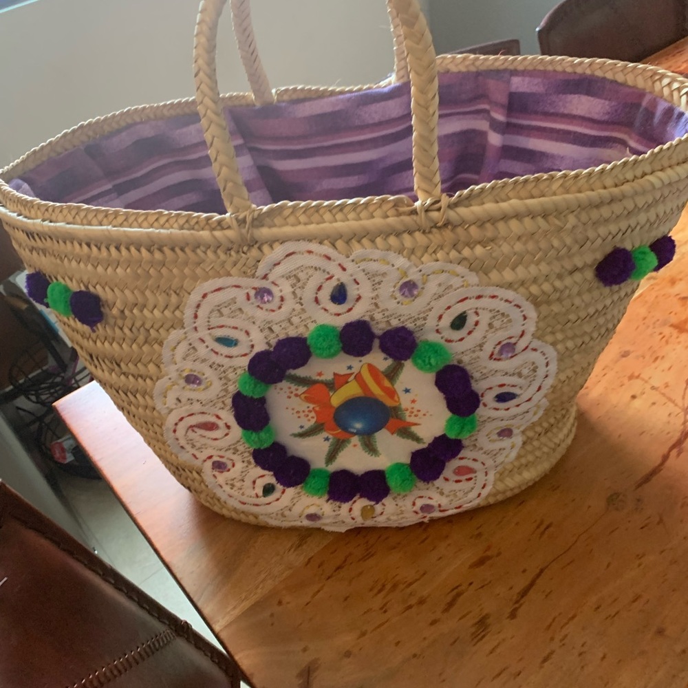 handmade straw bag